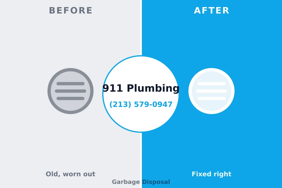 Before and after: plumbing repair New Concord, OH